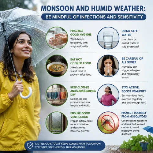 Seasonal Digestive Health: Adapting Your Diet and Lifestyle 2 Monsoon and Humid Weather: Be Mindful of Infections and Sensitivity